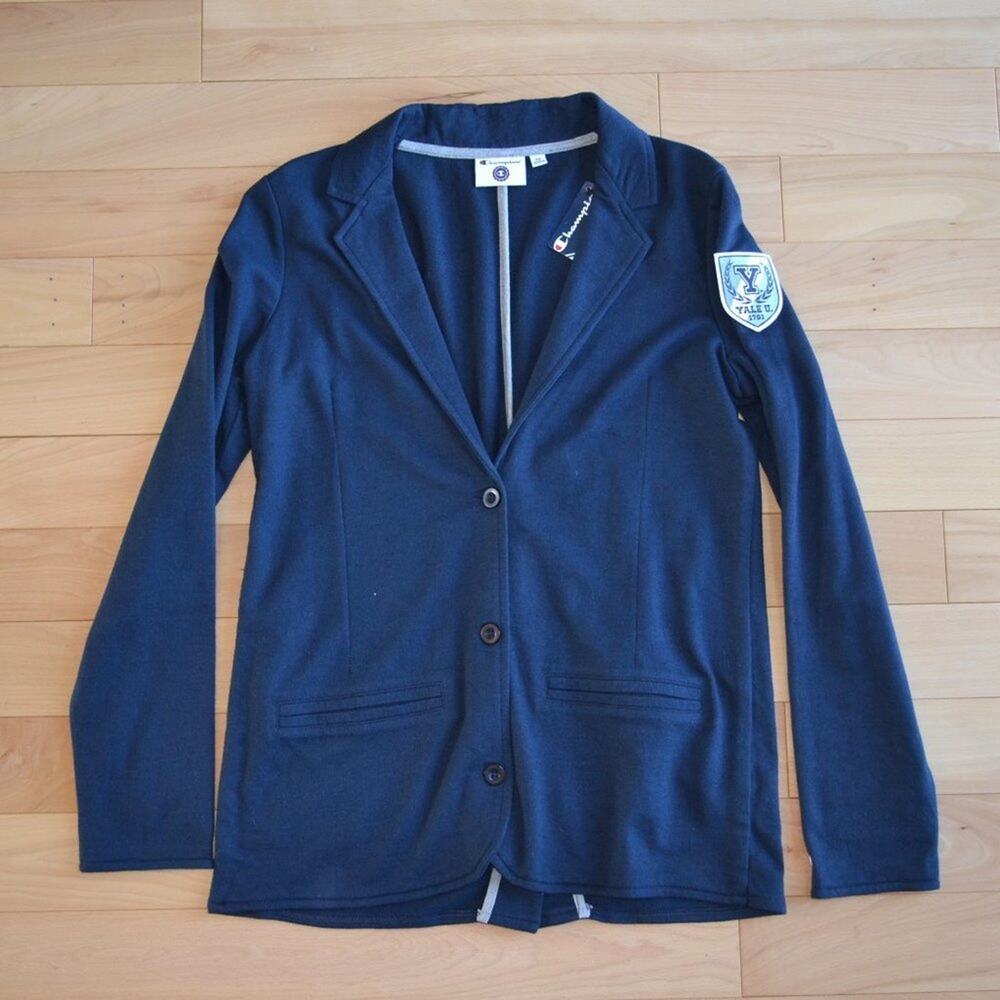 NWT Champion Yale Blazer Jacket Cardigan